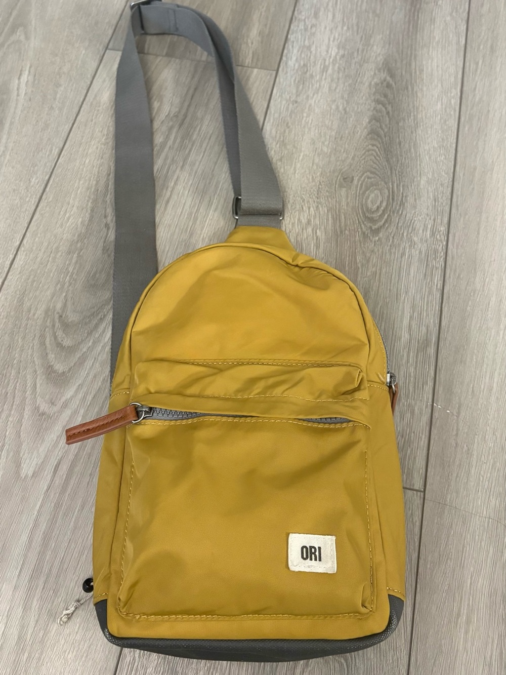 ORI London Mustard Yellow Crossbody Sling Bag